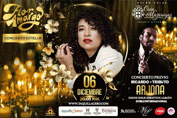 img_FLOR AMARGO Y TRIBUTO A ARJONA: CONCIERTO NOCHES EN VELA